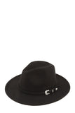 Basic Buckle Fedora Hat - Fashionistas Showroom