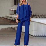 Solid Color Loose Casual Bat Sleeve Irregular Suit - Fashionistas Showroom