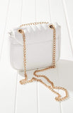 Vegan Leather Quilted Flap Bag - Fashionistas Showroom HANDBAGS