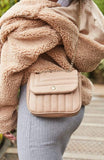 Vegan Leather Quilted Flap Bag - Fashionistas Showroom HANDBAGS
